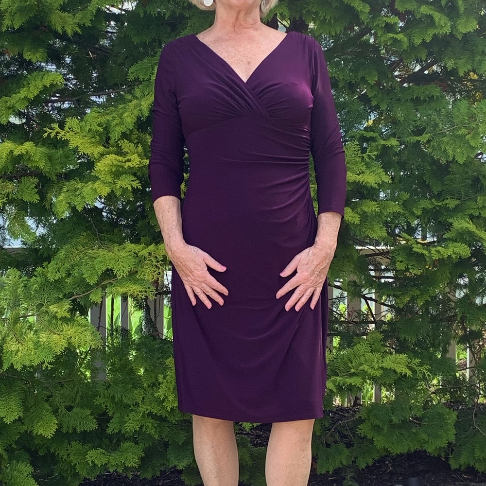 Ralph Lauren Cinched Fitted Dress